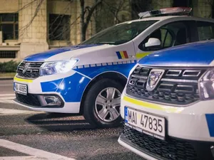 Jaf la bancă. După spargere, hoţul stătea întins pe burtă - Foto: Poliţia Română