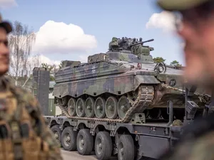 Vehiculul de luptă de infanterie de tip Marder este produs de către compania germană Rheinmetall - Foto: Profimedia Images