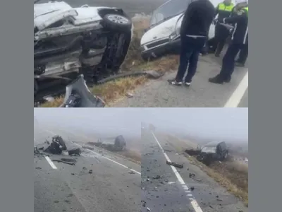 Accident rutier grav pe DN 56. O persoană a murit, trei sunt rănite. O mașină a intrat pe contrasens - Foto: News.ro