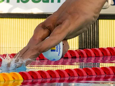 Fenomenalul înotător român David Popovici a luat AUR, la 100 m, la Internaţionalele Italiei - Foto: Profimedia Images