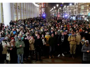 „Fuck the war!” au strigat rușii la un concert din Sankt Petersburg/foto: Yekaterinburg times