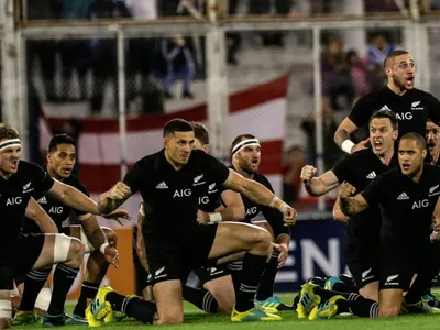 All Blacks, Haka înaintea meciului cu Argentina CREDIT FOTO: Facebook All Blacks