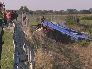 Accident grav în Croația- Foto: HTV/HRT