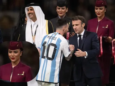 FOTO Cine e românca care a stat alături de Messi pe scenă la înmânarea Cupei Mondiale din Qatar - FOTO: Profimedia