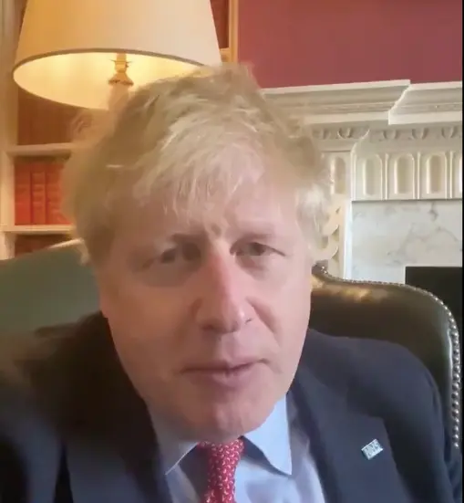 Boris Johnson, în autoizolare/FOTO: twitter.com