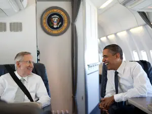 Harry Reid și Barack Obama. FOTO: Facebook