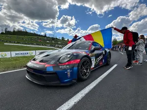 Campionul român la viteză în coastă, remarcabil în etapa din Austria a Campionatului European - Foto: Facebook/Porsche Romania