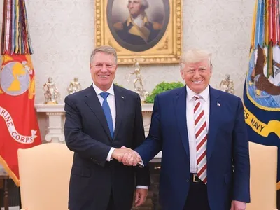 Președintele Klaus Iohannis s-a întâlnit de două ori, la Casa Albă, cu Președintele SUA, Donald Trump