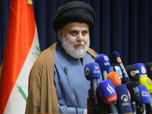 Clericul șiit radical Moqtada al-Sadr/foto: anadolu agency