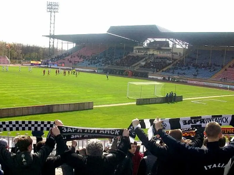 Stadionul Illichivets, din Mariupol, înainte să fie distrus de ruşi - Foto: Wikimedia/Виктория Сидорова/CC BY-SA 3.0