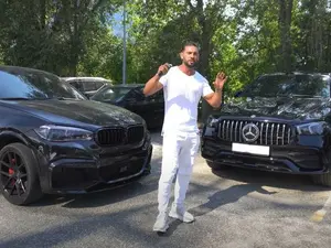 Vlogger-ul și artistul Dorian Popa, vitezoman de ocazie. A rămas trei luni fără permis. / Foto: gsp.ro