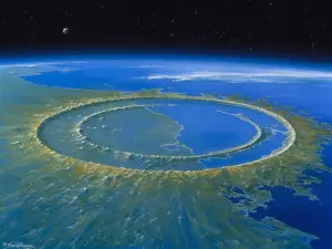 Chicxulub - Foto: Detlev van Ravenswaay/Science Source (Imagine refăzută pe computer)