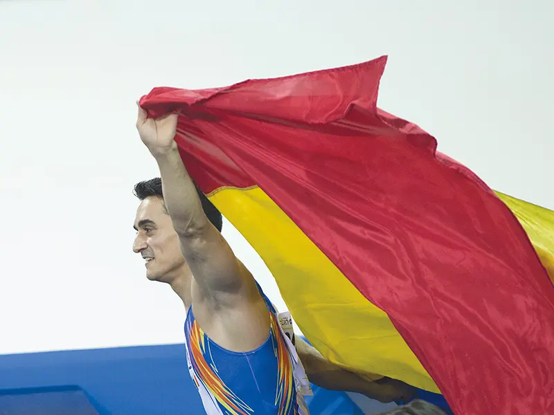 Singurul gimnast român calificat la Jocurile Olimpice de la Tokyo spune că amânarea competiției îl avantajează - Foto: INQUAM PHOTOS/ Manases Sandor