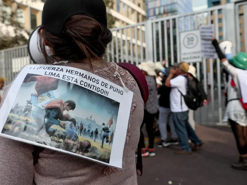 Proteste în Peru contra președintei Dina Boluarte. / Foto: Profimedia