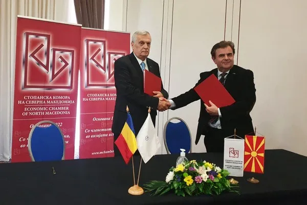 Acord de Colaborare între CCIR și Camera Economică a Republicii Macedonia de Nord.