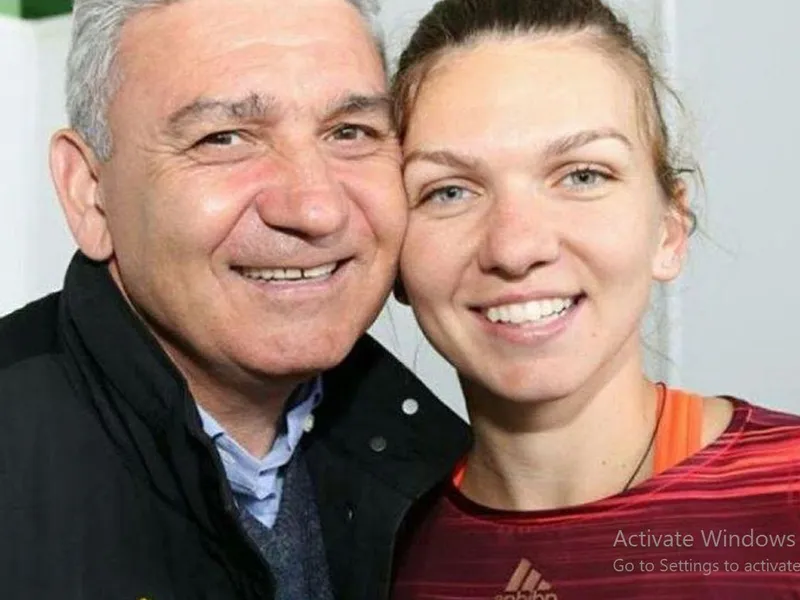 Stere Halep și Simona Halep. Foto: Gsp