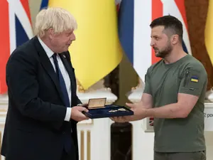 Boris Johnson, încă o vizită surpriză la Kiev/foto: Profimedia Images