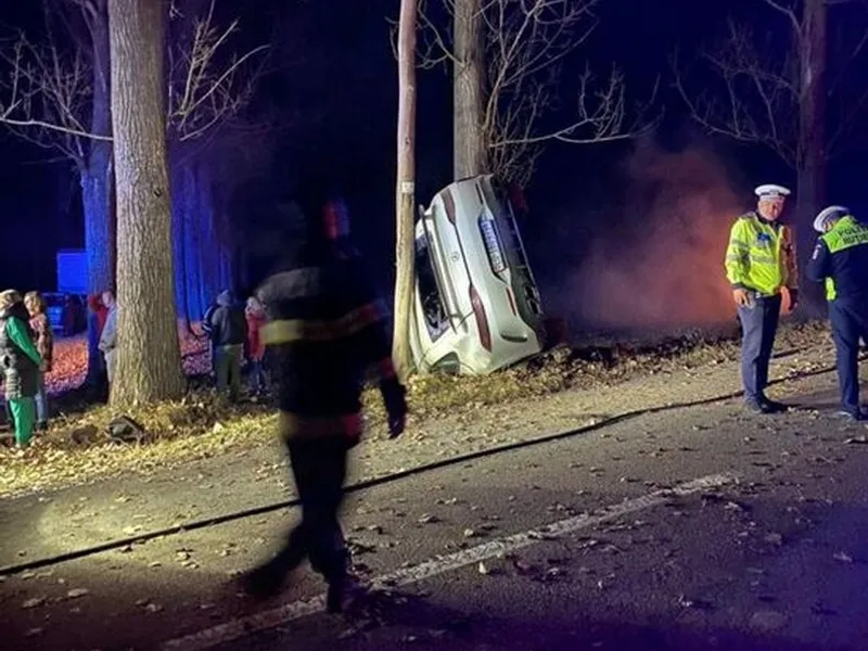 Accident Dobrești / Foto: Info Trafic Pitești