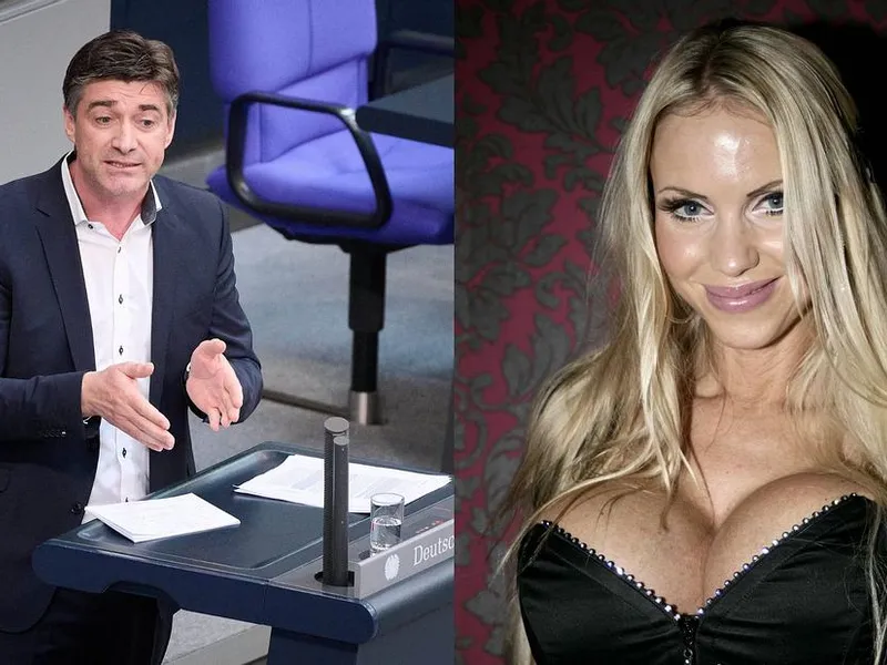 Hagen Reinhold și vedeta porno Annina Ucatis/Foto: twitter