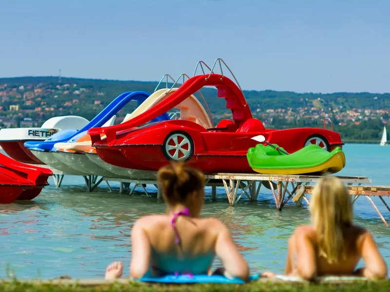 Plajă la Lacul Balaton. / Foto: Profimedia