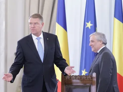 Antonio Tajani s-a întâlnit și cu președintele Klaus Iohannis. Foto Inquam Photos/Octav Ganea