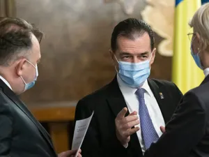 Nelu Tătaru, Ludovic Orban și Rauca Turcan în ședința de Guvern. Foto: arhivă gov.ro