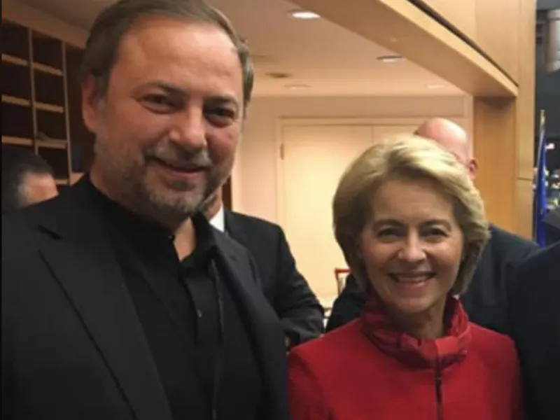 Dan Motreanu și Ursula von der Leyen, șefa CE/FOTO: facebook.com