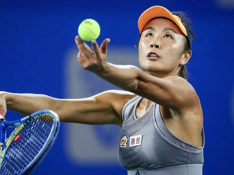 Franţa s-a declarat „preocupată” de soarta jucătoarei de tenis Shuai Peng, dispărută în China. / Foto: bbc.com