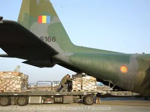 Transport umanitar către Siria al MApN - Foto: Facebook/Ministerul Apărării Naționale România