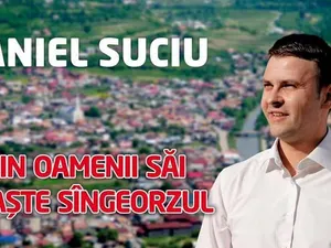 Un afiș al lui Daniel Suciu. Foto Facebook