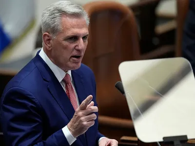 Republicanul Kevin McCarthy, în Israel, blamând Rusia - Foto: Profimedia Images