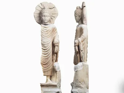 Statueta lui Buddha descoperită în Egipt - Foto: AP