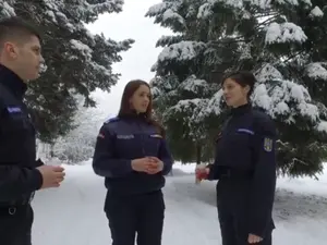 Captură din înregistrarea video a Jandarmeriei