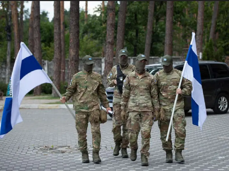 Ruși din Legiune „Libertate pentru Rusia”-Foto:  Foto: The Daily Digest