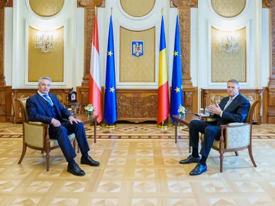 Klaus Iohannis a convenit cu Karl Nehammer să continue discuţiile despre Schengen - Foto: presidency.ro