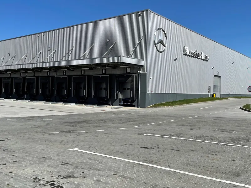 Centrul Logistic Mercedes-Benz ocupă o suprafață de peste 7.000 de metri pătrați. / Foto: Mercedes-Benz România