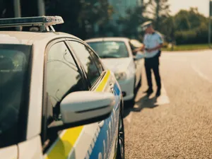 Dacă înjuri în trafic poți fi amendat Foto: Facebook/ Poliția Capitalei - rol ilustrativ