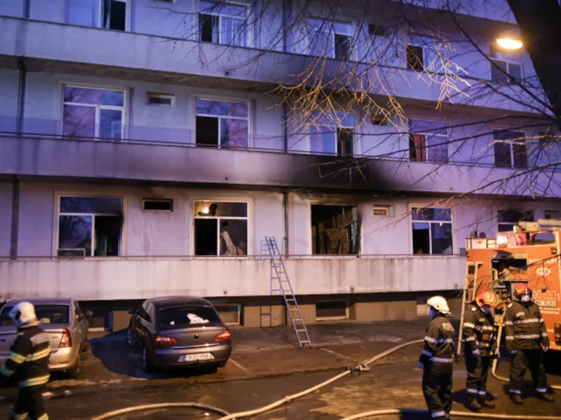 Incendiul de la „Matei Balș”/FOTO: Inquam Photos/Octav Ganea