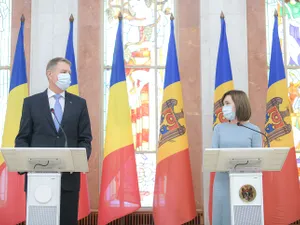 Klaus Iohannis și Maia Sandu/FOTO: presidency.ro