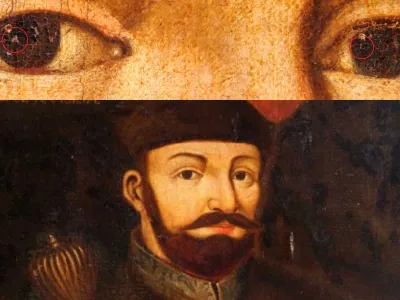 Descoperire enigmatică! Ce mesaj secret s-a ascuns într-un portret al unui principe transilvănean - Foto: Facebook/ Biblioteca Batthyaneum