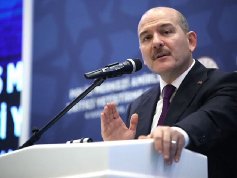 Ministrul turc de Interne, Suleyman Soylu/FOTO: news.ro