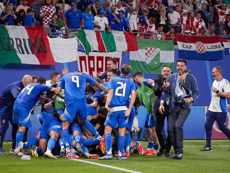 Italia se califică în optimile EURO 2024 după egalul cu Croația. Va juca cu o adversară a României - Foto: Profimedia images