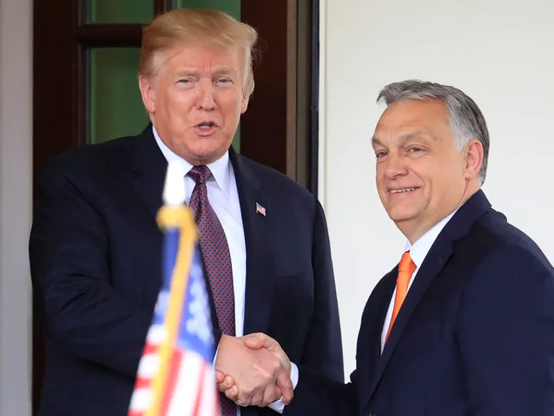 Viktor Orban a fost singurul lider din UE care l-a susţinut deschis pe Trump în alegerile prezidenţiale din 2016. / Foto: hu.usembassy.gov