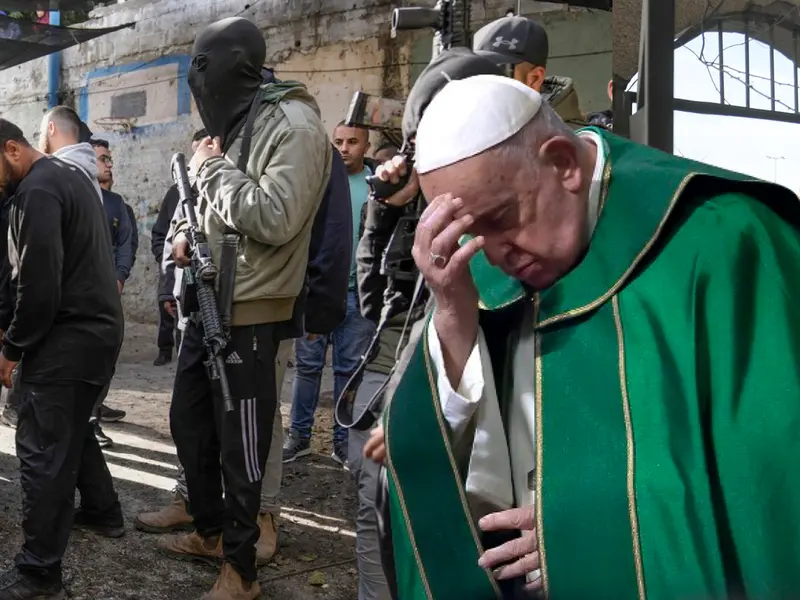 Papa Francisc: „Conflictul dintre Israel și Hamas a trecut de la faza de război la terorism” - Foto: Profimedia images