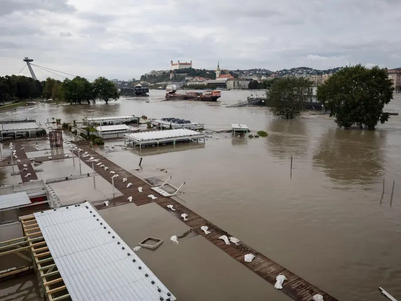 Digul de la Fetești este în pericol din cauza creșterii debitului Dunării. Se îndreaptă spre țară Foto: Profimedia Images (fotografie cu caracter ilustrativ)