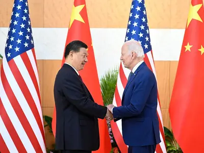 Biden a bătuit palma cu Xi Jinping. / Foto: Profimedia