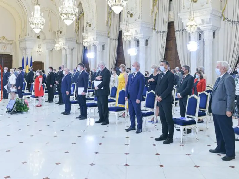 Corina Dumitrescu a fost invitată la dezbaterea despre educație. FOTO: presidency.ro