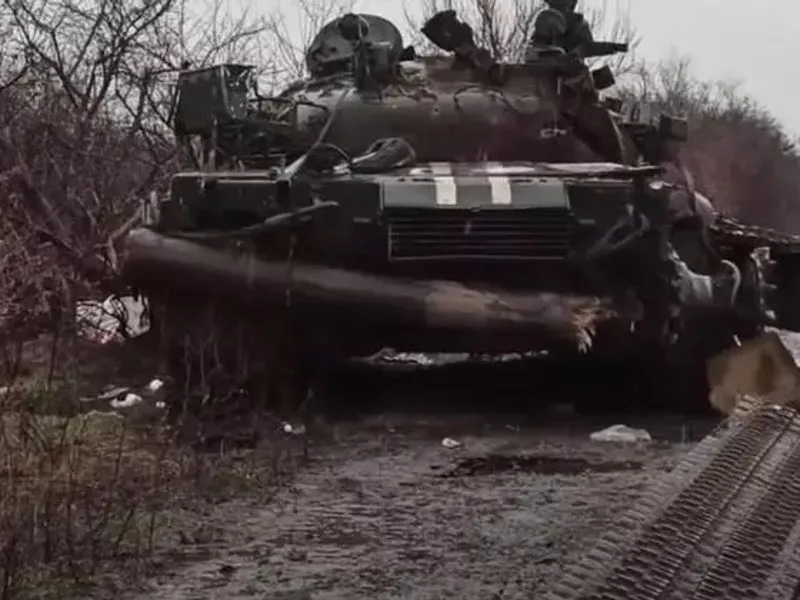 Tancuri ucrainene distruse de armata rusă - Foto: captură Youtube