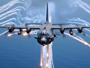 VIDEO Cu o Chină la pândă bateria de artilerie zburătoare AC-130 Gunship trebuie reinventată - FOTO: US Air Force