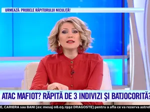 Mirela Vaida, de la Acces direct, dă vina doar pe autorități pentru moartea femeii din Argeș, deși în emisiunea ei femeia a fost persiflată când a spus că a fost agresată și amenințată cu moartea. Sursă: Captură video Acces direct